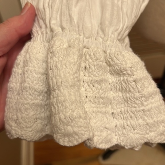 83. ๐HP๐. Free People Megan Crochet Top in Ivory - Picture 9 of 17